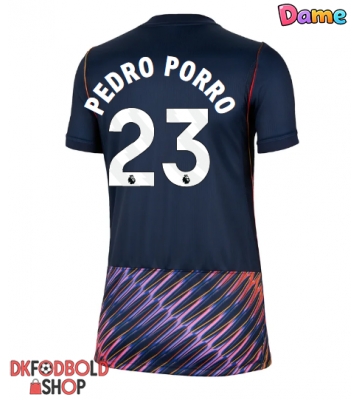 Tottenham Hotspur Pedro Porro #23 Udebanetrøje Dame 2026-27 Kort ærmer Tottenham Hotspur Pedro Porro #23 Udebanetrøje Dame 2026-27 Kort ærmer